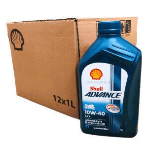 Óleo Shell Advance AX7 10W40 SM Semissintético 12 Litros